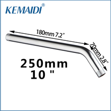 KEMAIDI-Brazo de ducha montado en la pared, accesorio de baño de acero inoxidable, cromado, redondo, 1-25 2024 - compra barato