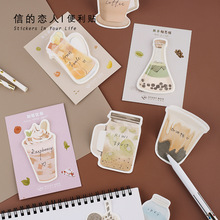 30 Sheets/pad Hot Cholate Cute Drink Memo Pad N Times Sticky Notes Bookmark Office Supply Escolar Papelaria 2024 - buy cheap