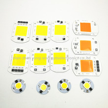 LED COB Chip 110V 220V 9W 10W 20W 30W 50W LED Bulb Lamp Input Smart IC Flood Light Spotlight 2024 - купить недорого