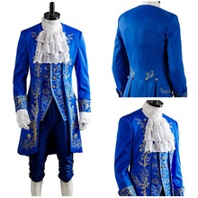 2017 Movie Prince Adam Costume Beauty and the Beast Cosplay Costume Halloween Carnival Party Clothes Adult In Stock Full set 2024 - buy cheap