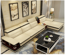 Гостиная диван для хранения спикер из натуральной кожи диваны для салона диванов asiento muebles de sala canape L форма дивана cama 2024 - купить недорого