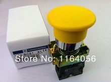 4pcs XB2 BC51 1 NO Momentary Mushroom Head Push Button Switch N/O Yellow 2024 - buy cheap