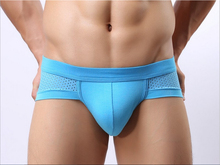 Free Shipping sexy mens underwear triangle Men's modal mesh pants shorts SIZE L XL XXL #7081 2024 - buy cheap