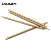 AriesLibra Профессиональный искусственный инструмент для ногтей 200 упаковок/набор дизайн ногтей толкатель для кутикулы Уход за маникюром/оранжевая деревянная палочка 2024 - купить недорого