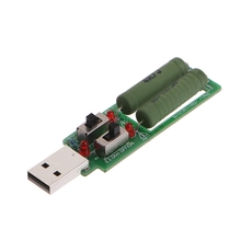 Resistencia USB con interruptor ajustable, probador de resistencia, 5V 2024 - compra barato