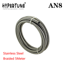 Hypertune - AN8 8AN AN - 8 (11.2MM / 7/16" ID) STAINLESS STEEL BRAIDED FUEL OIL LINE 5 METER/5M HT7113 2024 - buy cheap