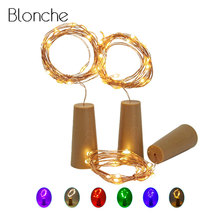1M 2M LED Lamp String Light Glass Wine Bottle Stopper Fairy Light Cork Shaped Decoration for Bar Christmas Holiday Party 7 Color 2024 - buy cheap