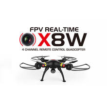 Syma X8W WiFi Real Time Video 2.4G 4ch 6 Axis Venture with 2MP Wide Angle FPV Camera RC Quadcopter RTF 2024 - buy cheap