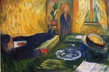 Art oil Painting The Murderess by Edvard Munch High quality Handmade 2024 - buy cheap