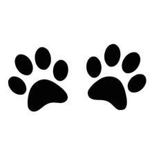 18.1cm*8.8cm Car Stickers Dog Paws Fashion Personality Stickers Accessories C5-0026 2024 - buy cheap