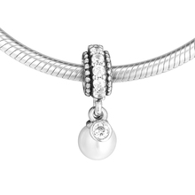 Cuentas de perlas elegantes y luminosas para pulseras Pandora, joyería de plata de ley 100% 925, envío gratis 2024 - compra barato