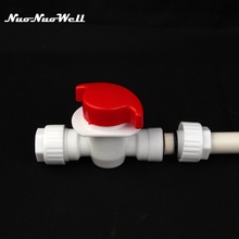 NuoNuoWell-Válvula de tubo POM de 20mm, conector rápido de tubería de agua, adaptador de riego de jardín, herramientas de fontanería, 1 ud. 2024 - compra barato