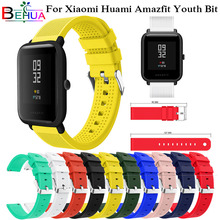 Soft Silicone For Xiaomi Huami Amazfit Bip Youth Watchband Replacement For Amazfit Bip S Lite / BIP U Band Bracelet Strap 20mm 2024 - buy cheap