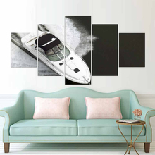 Juego de cinco piezas de crucero y barco de vela, póster artístico Hd, decoración del hogar, sala de estar, pintura en lienzo, imagen Modular sin marco 2024 - compra barato