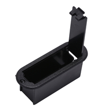 Caja de soporte de batería de reemplazo negro, soportes de cubierta de 9V para pastilla de bajo de guitarra para ukelele con cables, 1 unidad 2024 - compra barato