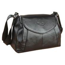 2016 High quality genuine Cowhide Leather Satchel Bag ladies leisure Satchel women messenger shoulder bag shopping female bag 2024 - buy cheap