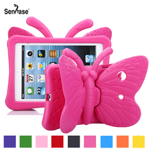 Capa 3d com desenho borboleta para crianças, proteção segura e à prova de choque com suporte para tablet apple ipad mini 5 2019 mini 1 2 3 4 5 2024 - compre barato