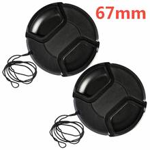 wholesale 30pcs/lot 67mm center pinch Snap-on cap cover for all camera 67mm Lens 2024 - buy cheap