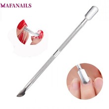1Pc Stainless Steel Cuticle Remover Dual-end Use Finger Dead Skin Pusher Nail Pusher Cuticle Manicure Nail Care Tool TRP-18# 2024 - buy cheap