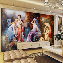 Beibehang-papel tapiz personalizado 3d, murales de palacio clásicos europeos y americanos, papel tapiz 3d para sala de estar y dormitorio 2024 - compra barato