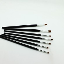 Conjunto de caneta para arte de unha em acrílico com pincel de gel uv profissional 7 2024 - compre barato