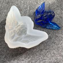 Nuevo molde de silicona transparente, flor seca, resina decorativa, artesanía DIY, molde de Ángel, Moldes de resina epoxi para joyería 2024 - compra barato