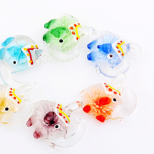 QianBei Wholesale 6pcs Handmade Murano Lampwork Glass Color Luminous Elephant Pendant Fit Necklace Women 2024 - buy cheap