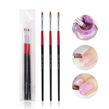 Modelones Nail Art Liner Pintura Desenho Pincel Caneta DIY Prego Projeto Pintura Nail Pen Ferramentas Extension Builder Gel UV Polonês caneta 2024 - compre barato