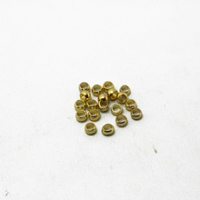 Beadia 3mm 300pcs/Lot Gold Rhodium Plated Crimp End Beads End Spacer Beads Jewelry Findings for DIY CN-FZA012 2024 - buy cheap