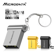 Mini pen drive usb super minúsculos! Pen drive usb 64gb 16gb 32gb qualidade real, memória de metal 2024 - compre barato