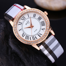 Reloj de oro con diamantes dorados para mujer, reloj de pulsera de cuarzo femenino 2024 - compra barato