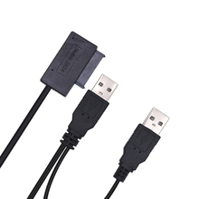 TISHRIC SATA TO USB Hard Drive Cable Sata Usb Adapter USB2.0 TO SATA 6+7 13PIN Powered By Cable SATA Molex 2024 - buy cheap