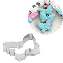 New Butterfly Shape Stainless Steel Cookie Cake Cutters set DIY Biscuit Pastry Kitchen Baking Mold Fondant Party Decor CJ143 2024 - buy cheap