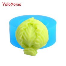 V016YL Cabbage Silicone Mold for Fondant, Scrapbooking, Polymer Clay, Baking Tools, Kitchen Accessories, Cupcake 2024 - buy cheap