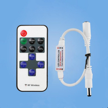 RF11 key mini LED controller Monochrome light strip wireless RF remote control dimmer DC female 5-24V PWM control technology 2024 - buy cheap