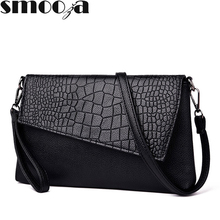 Женская сумка-мессенджер SMOOZA, маленькая сумка-мессенджер из искусственной кожи аллигатора, 2019 2024 - купить недорого