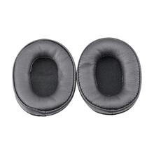 Almofada de substituição da orelha para jbl j55 j55a j55i/audio-technica ATH-SR5 ATH-MSR5 fones de ouvido, espuma de memória earpads almofada de couro macio 2024 - compre barato