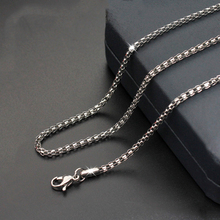 Collar de cadena de acero inoxidable 316L para hombre y mujer, cadena con forma de linternas, joyería de 50cm, 1,9mm, 2,4mm, 3mm 2024 - compra barato