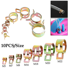 10Pcs 5-22mm Spring Clip Fuel Line Hose Water Pipe Air Tube Clamps Fastener 2024 - buy cheap