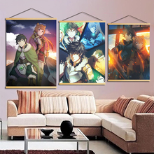 Home Decor Wall Artwork Anime Rise Of The Shield Hero Painting Solid Wood Hanging Scrolls Canvas Modern Print Pictures Posters 2024 - buy cheap