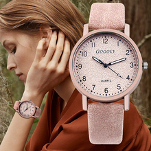Gogoey роскошные женские часы, модные женские наручные часы, женские часы с кожаным ремешком, часы saat bayan kol saati relojes 2020 2022 - купить недорого