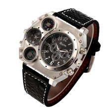 Oulm relógio de quartzo militar masculino, relógio masculino de marca de luxo esportivo 2024 - compre barato