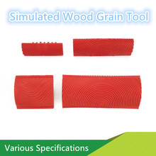 3 Inch 6 Inch Wood Graining Rubber Imitation Wood Grain Tool Wood Grain Roller Wood Grain Art Paint Texture Paint Printing Tool 2024 - buy cheap