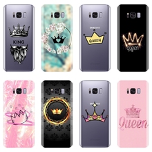 Phone Case For Samsung Galaxy Note 4 5 8 9 King And Queen Soft Silicone Back Cover For Samsung Galaxy S5 S6 S7 Edge S8 S9 Plus 2024 - buy cheap