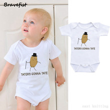 Cartoon Potato Print Newborn Bodysuits 0-24Months Summer Children Boys Girls Clothes Short Sleeve Infant Outfits Jumpsuits Tees 2024 - buy cheap