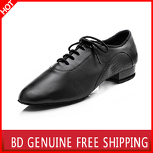 Big promotion BD dance shoes for men Genuine Leather square dance Social dance Ballroom Latin dance shoes 309 Modern shoes Hot 2024 - buy cheap