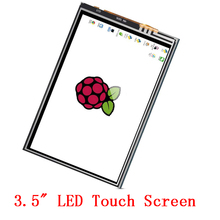 Monitor lcd para raspberry pi 4 com tela de toque, 3.5 polegadas, 5 polegadas, 7 polegadas, 480x320, módulo 800*480, para raspberry pi 4b 3 2b b 2024 - compre barato