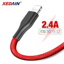 USB кабель для быстрой зарядки для Apple iPhone XR XS MAX X кабель для телефона для iPhone 8 7 6S 5S 5 6Plus ipad mini Кабели для зарядки и передачи данных 2024 - купить недорого