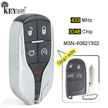 KEYECU 433MHz ID46 Chip M3N-40821302 Upgraded  4+1 5  Button Smart Remote Key Fob for Chrysler 300 Dodge Challenger Fiat 500L 2024 - buy cheap