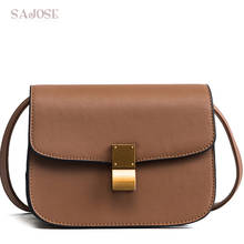 Women Leather Crssbody Bags Famous Brand Flap Shoulder Bag For Lady High Quality With Female Girls Messenger Bags DropShipping 2024 - buy cheap